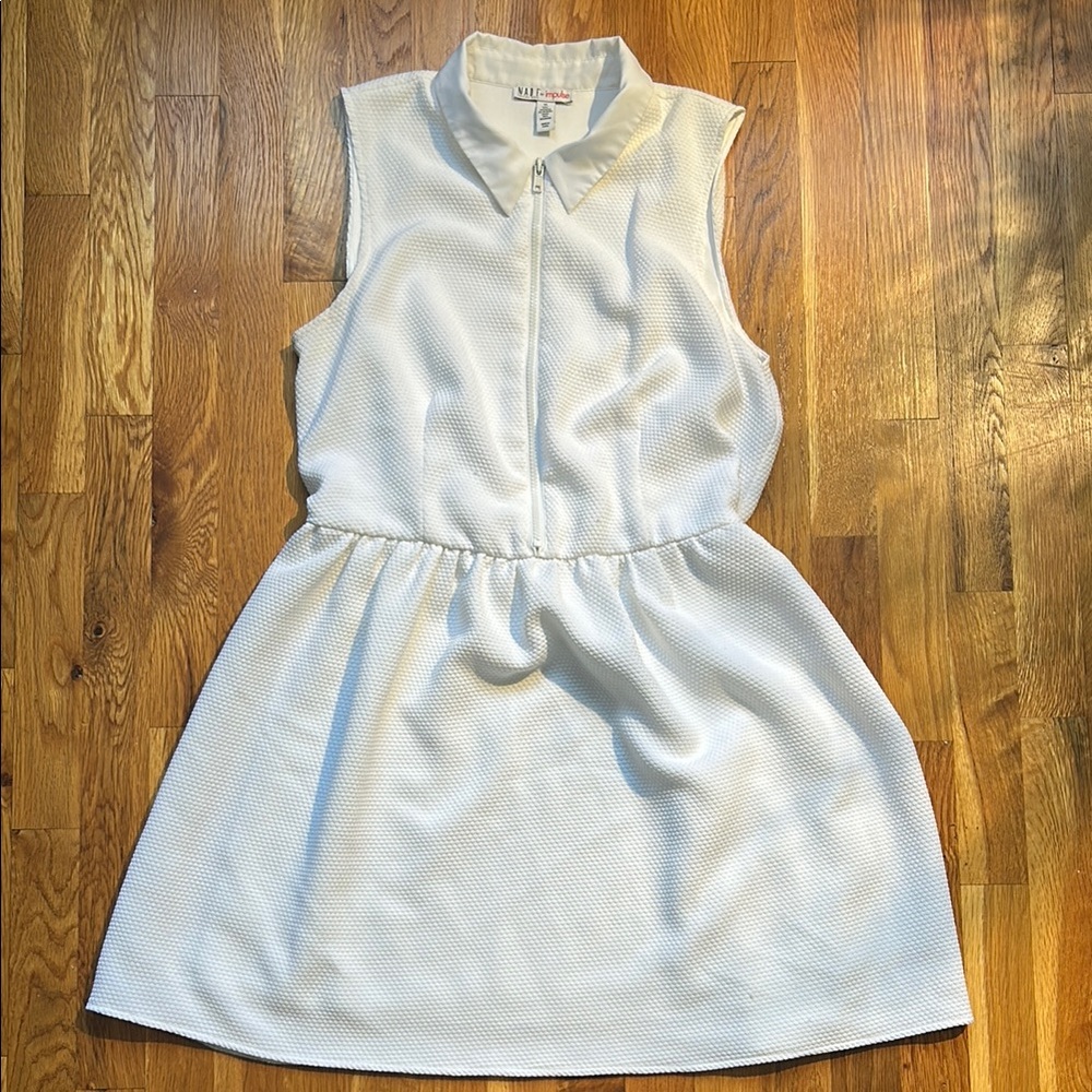 Size XL White Sleeveless Dress